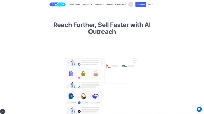 Homepage of ADXL AI