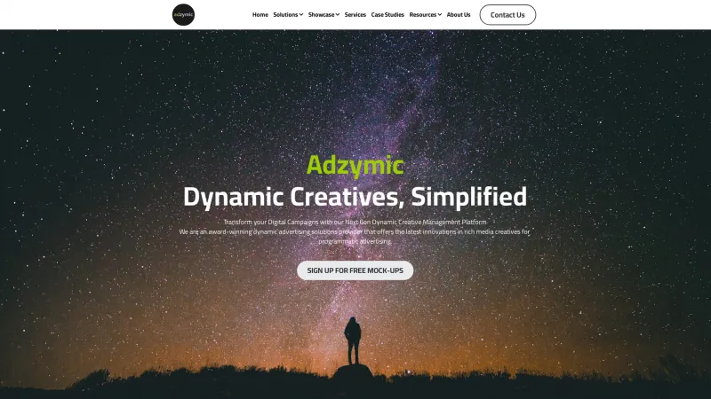 Homepage of Adzymic