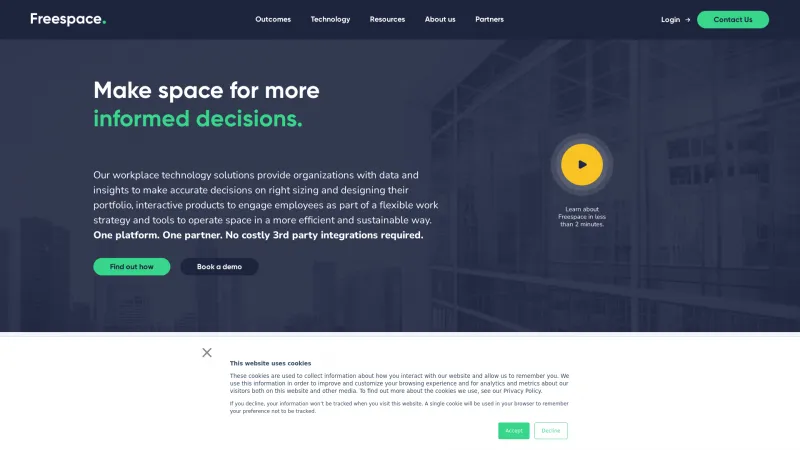 Homepage of Freespace