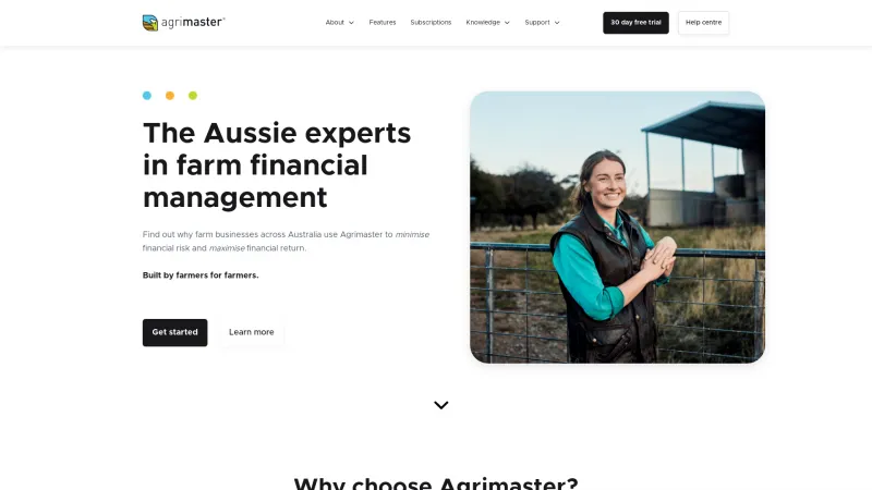 Homepage of Agrimaster