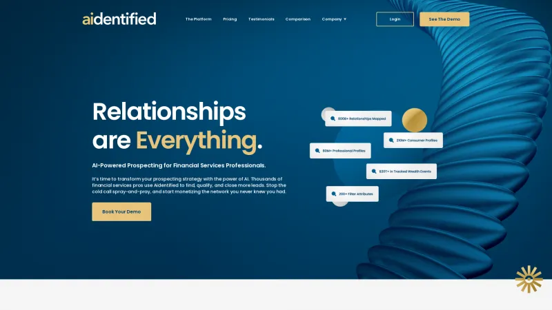 Homepage of Aidentified