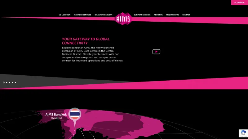 Homepage of AIMS Data Centre