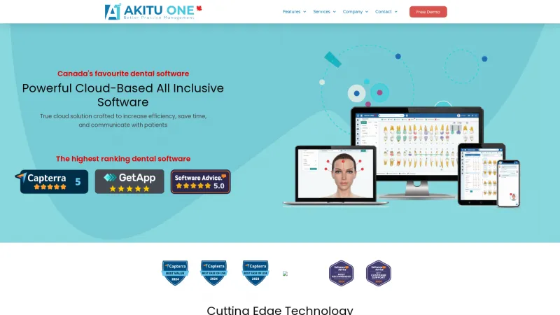 Homepage of Akitu One