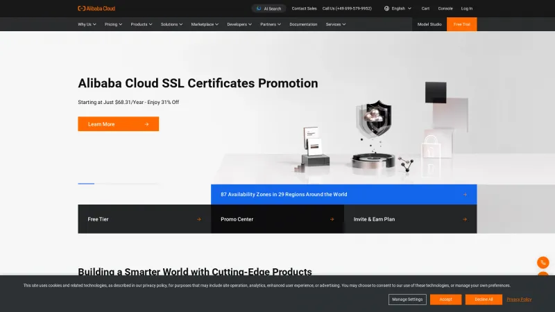 Homepage of Alibaba Cloud Anti-Bot Service