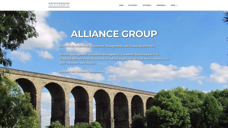 Homepage of Alliance Imager