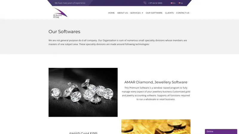 Homepage of AMAR Diamond