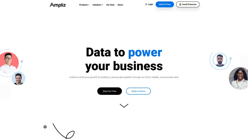 Homepage of Ampliz