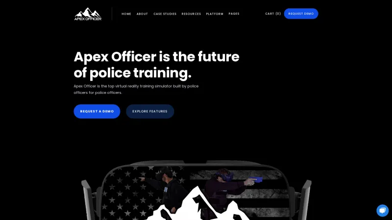 Homepage of Apex Officer