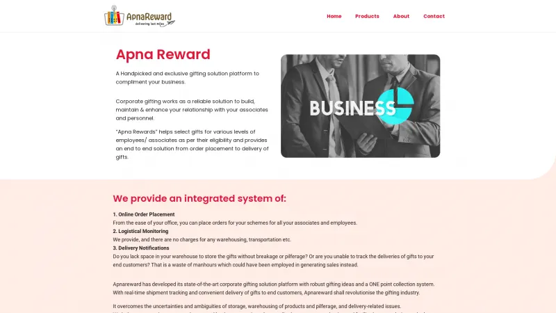 Homepage of ApnaReward