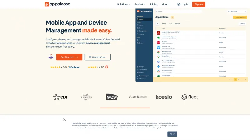 Homepage of Appaloosa