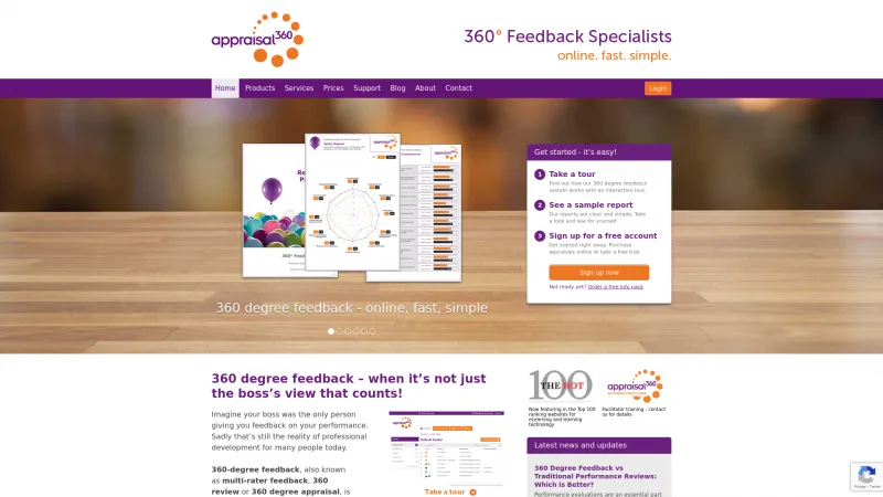 Homepage of Appraisal360