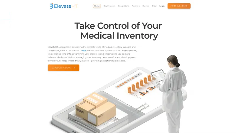 Homepage of ArbiMed Inventory