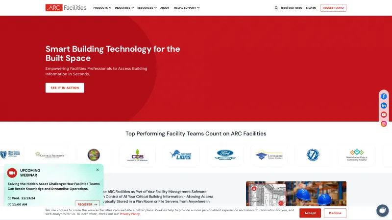 Homepage of ARC Facilities