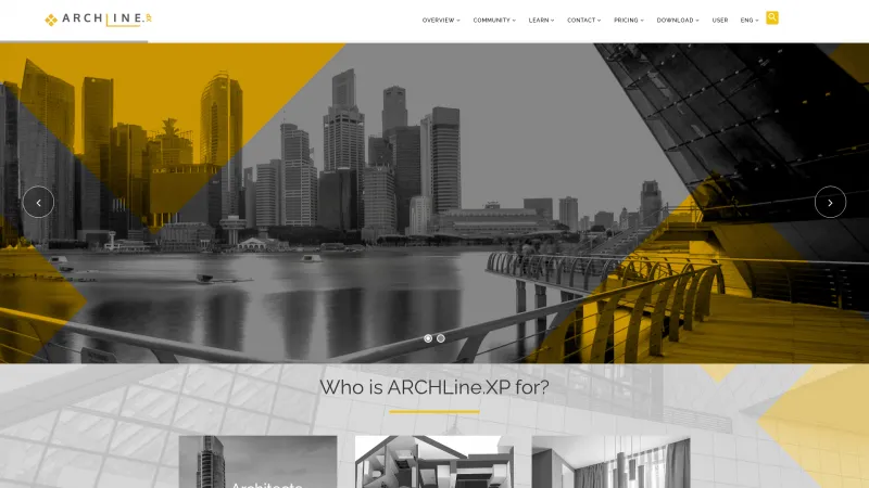 Homepage of ARCHLine.XP