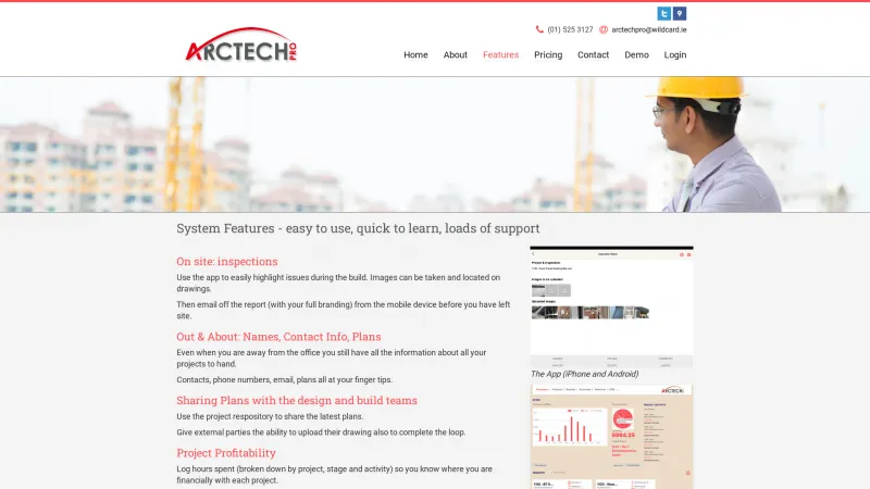 Homepage of ArchtechPro