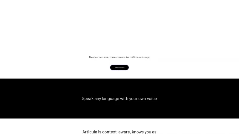 Homepage of Articula