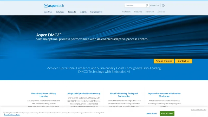 Homepage of Aspen DMC3