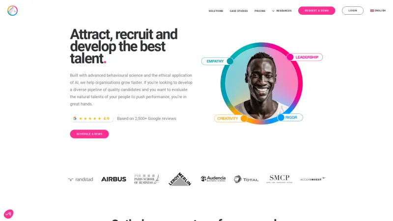 Homepage of AssessFirst