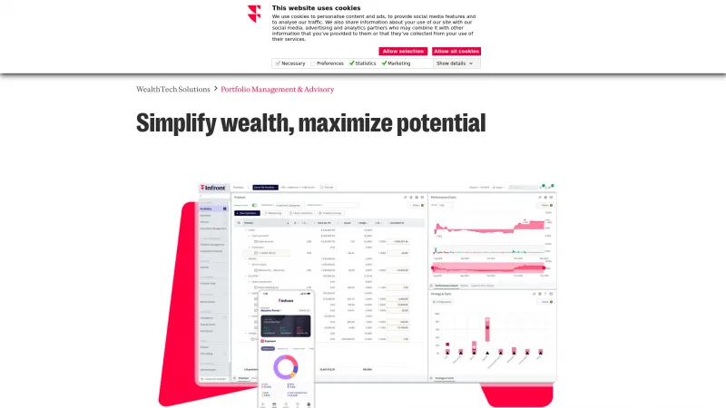 Homepage of Assetmax