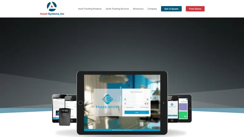 Homepage of AssetWIN