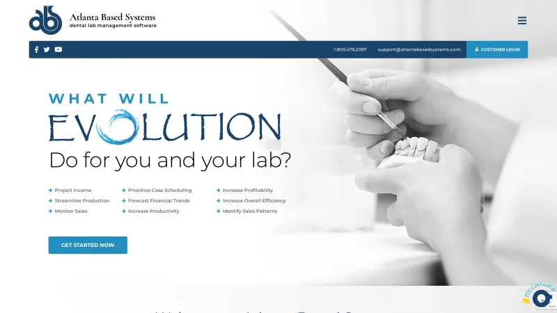 Homepage of Evolution