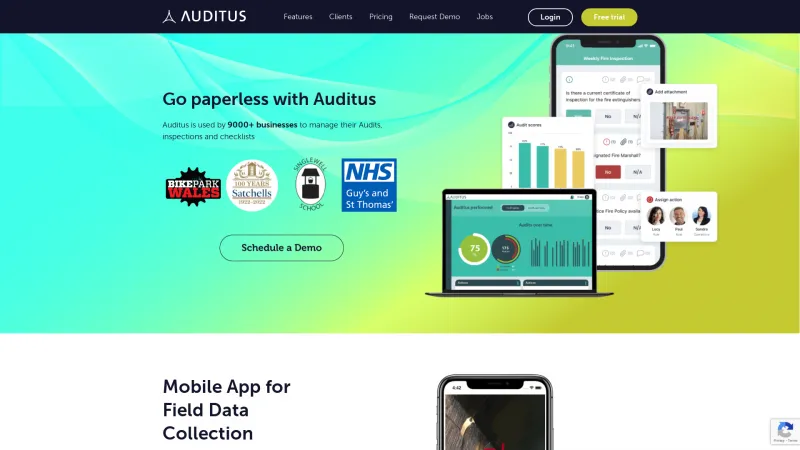 Homepage of Auditus