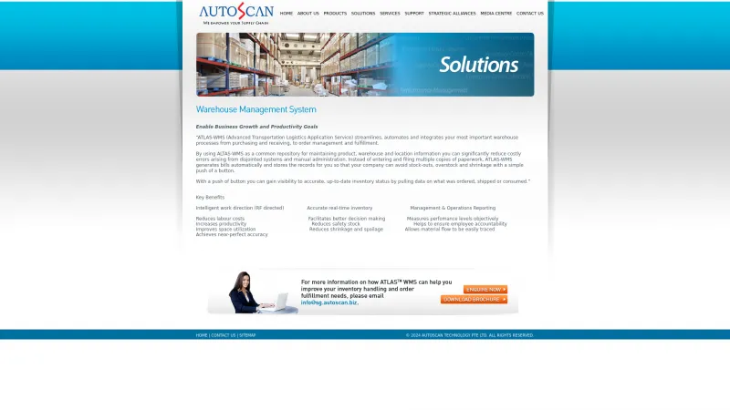 Homepage of ATLAS