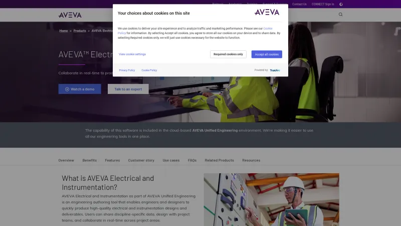 Homepage of AVEVA Electrical and Instrumentation