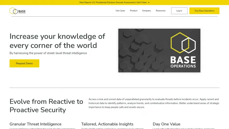 Homepage of Base Operations