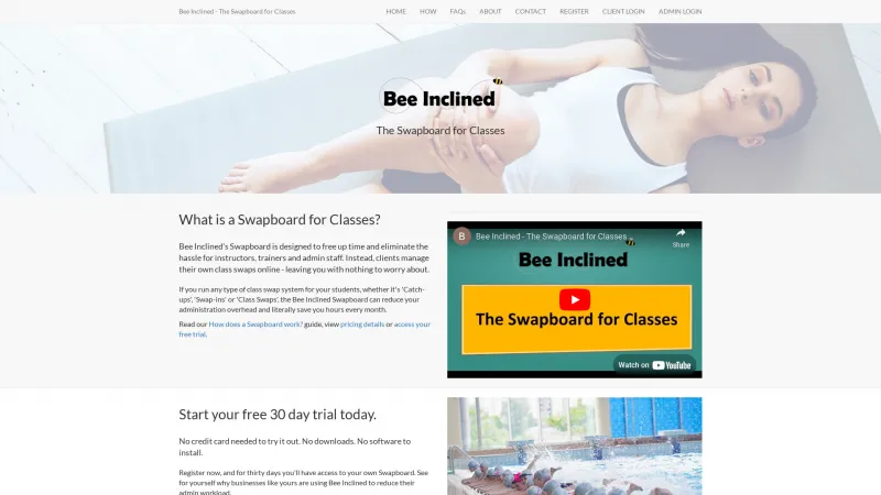 Homepage of Bee Inclined