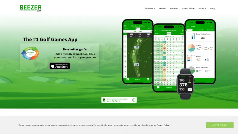 Homepage of Beezer Golf