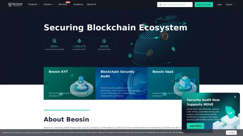 Homepage of Beosin EagleEye