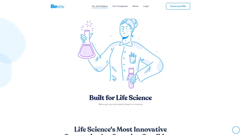 Homepage of Bevov