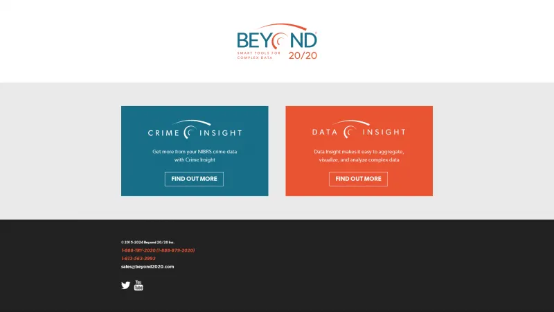 Homepage of Beyond 20/20 Perspective