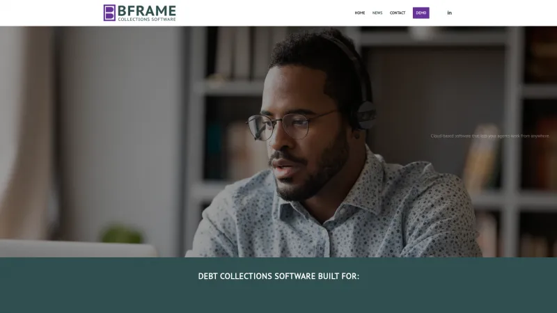 Homepage of BFrame System