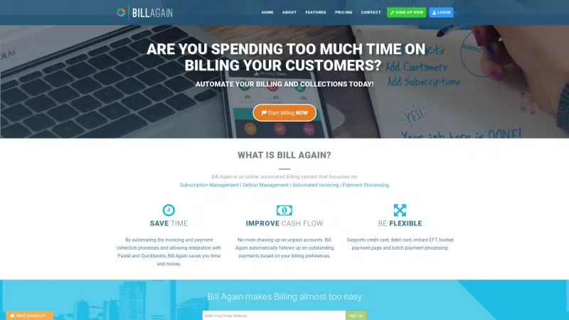 Homepage of Bill Again