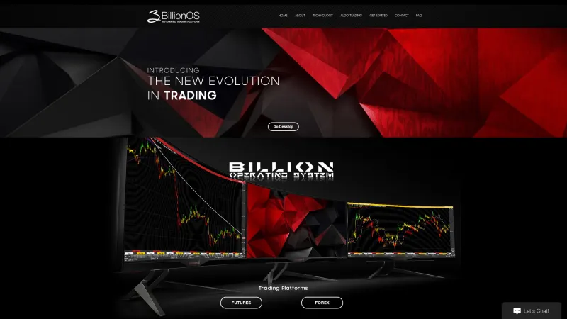 Homepage of Billion Operating System