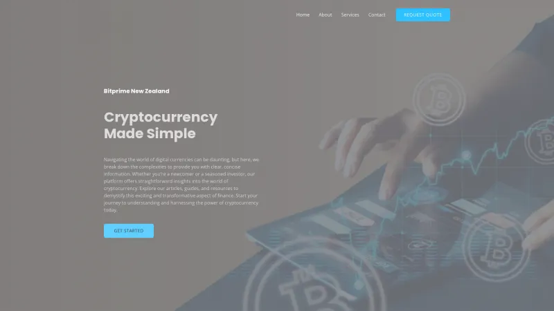 Homepage of BitPrime