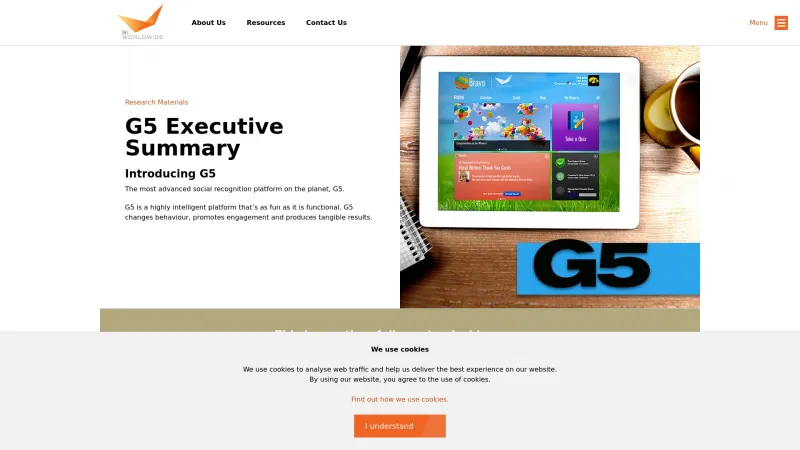 Homepage of G5