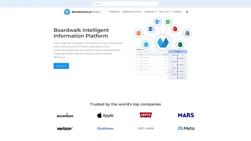 Homepage of Boardwalktech