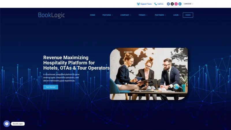 Homepage of BookLogic