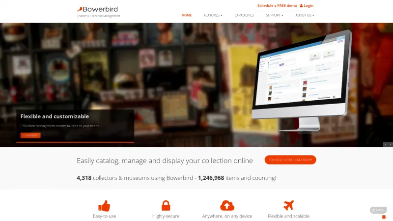 Homepage of Bowerbird