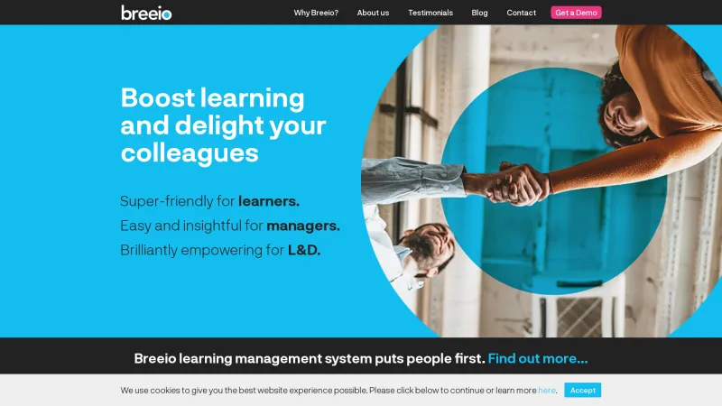 Homepage of Breeio