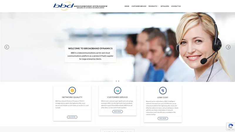 Homepage of Broadband Dynamics