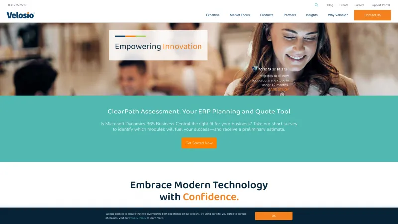 Homepage of BroadPoint Engage