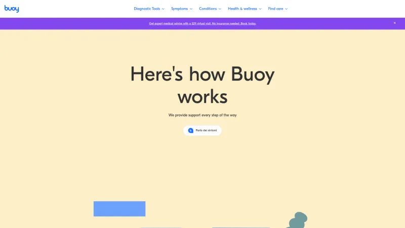 Homepage of Buoy