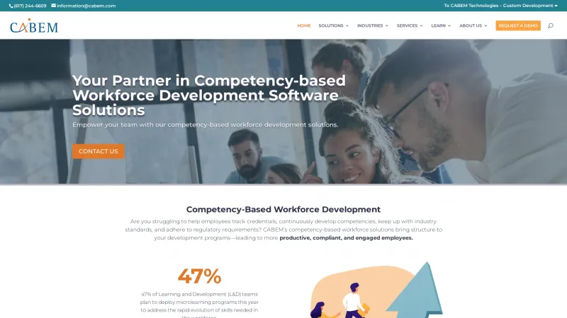 Homepage of Competency Manager