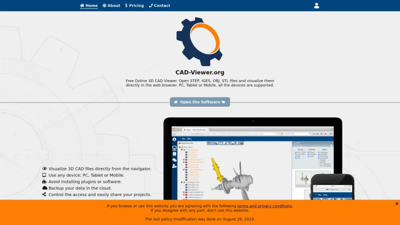 Homepage of CAD-Viewer.org