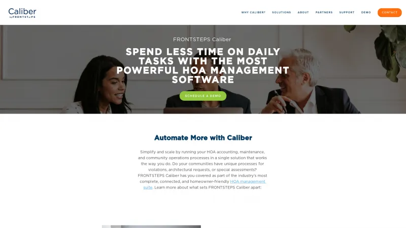 Homepage of FRONTSTEPS Caliber