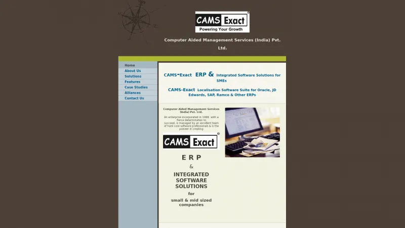 Homepage of CAMS-Exact